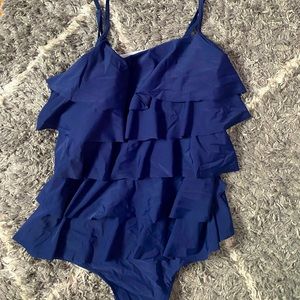 One Piece Ruffle Bathing Suit
